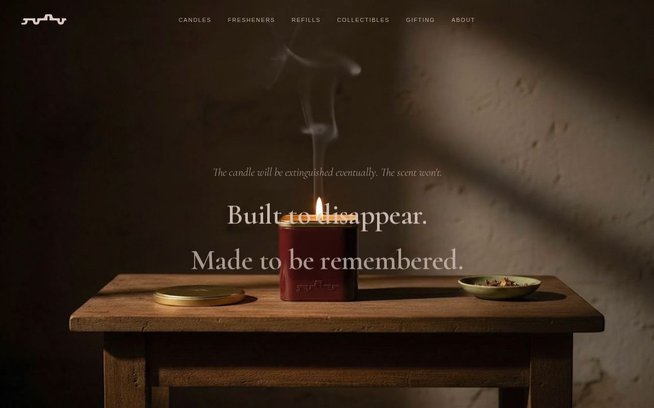 Preview of Junu — uber-luxury homepage concept