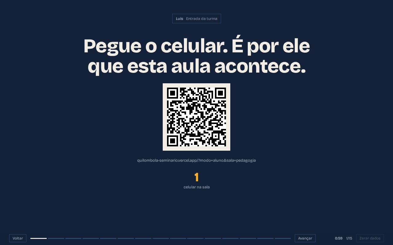 Preview of Quilombola Seminario