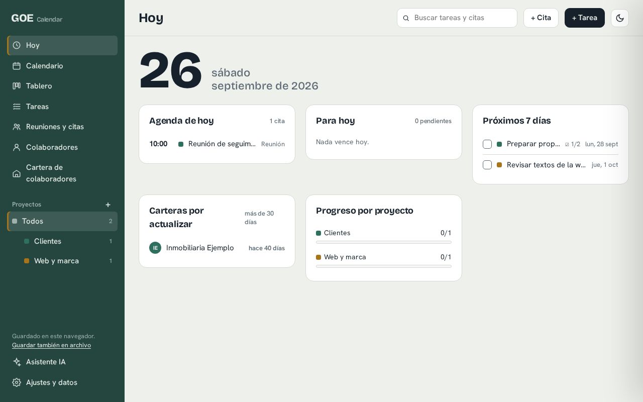Preview of GOECalendapp