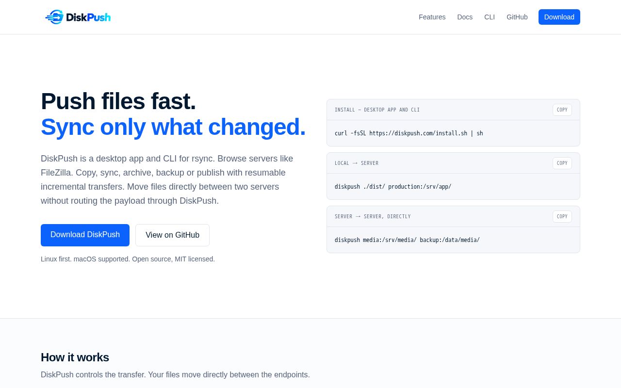 Preview of Diskpush