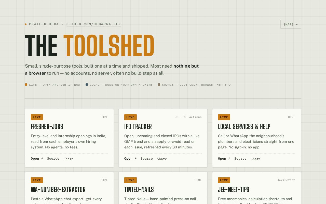 Preview of Hedaprateek Github Io