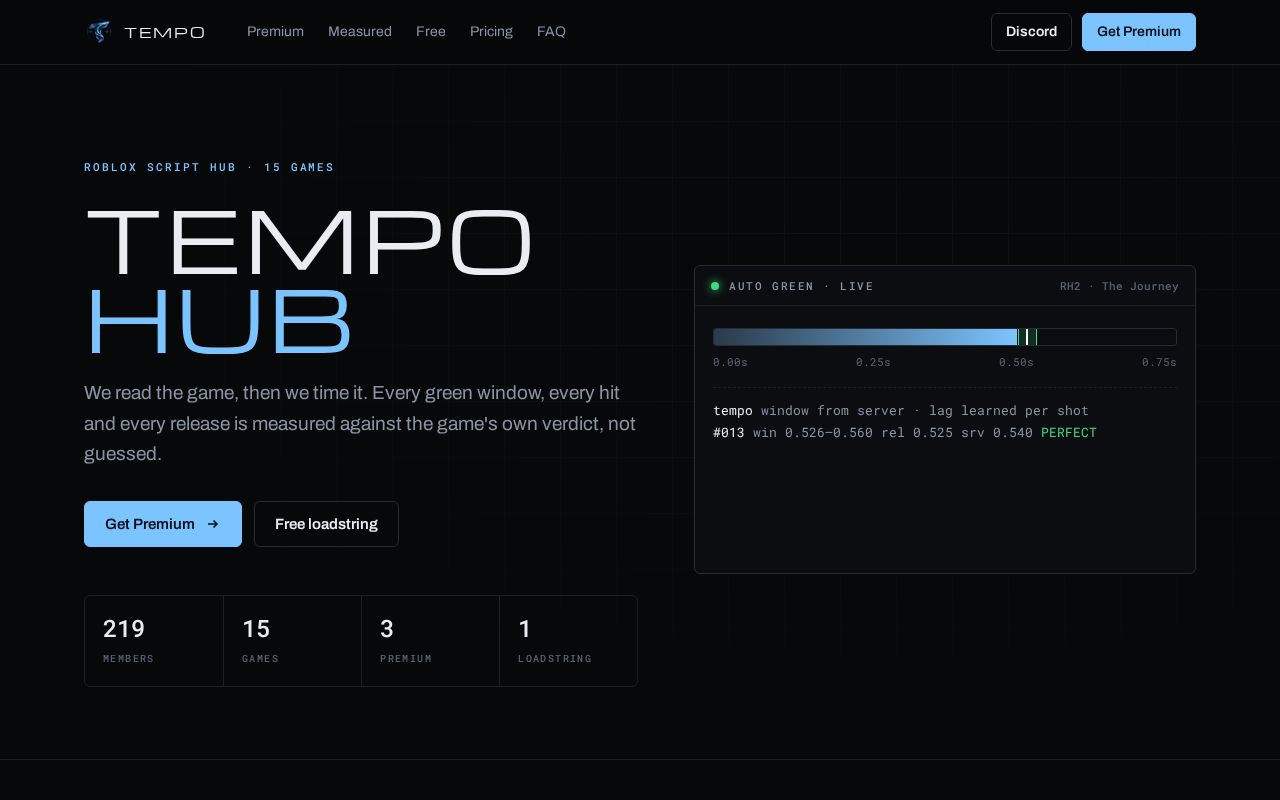 Preview of Tempohub Site
