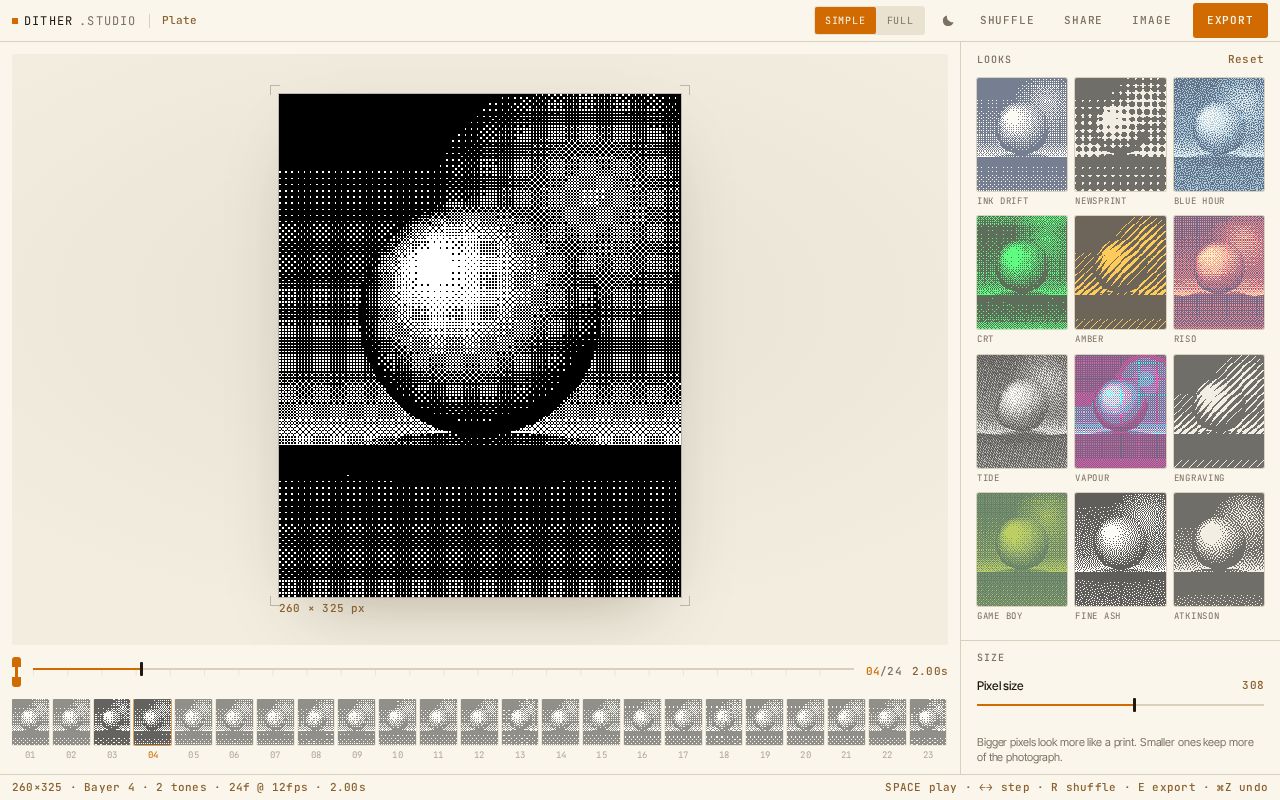 Preview of Dither Studio