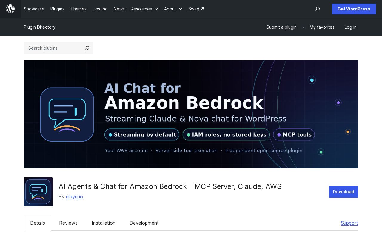 Preview of Ai Chat For Amazon Bedrock