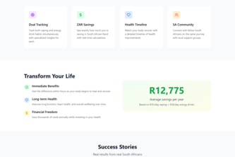 Preview of SA Quit Tracker