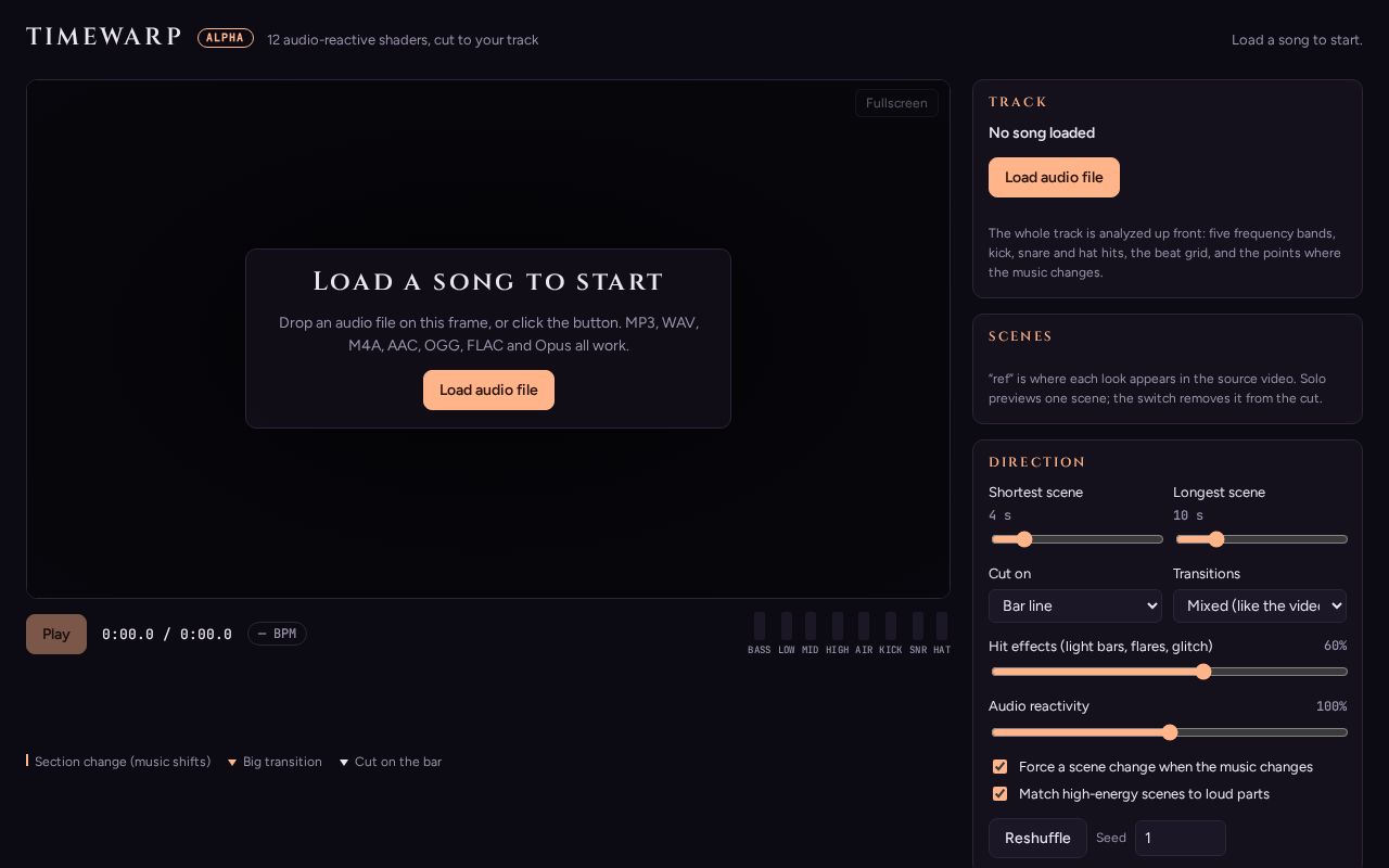 Preview of Timewarp Visualizer