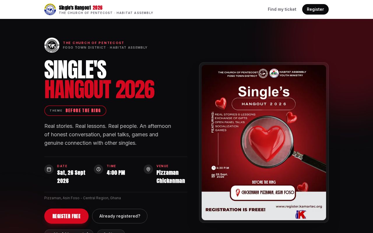 Preview of Singles Hangout