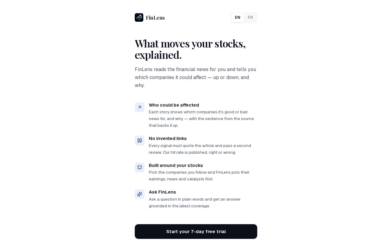 Preview of FinLens