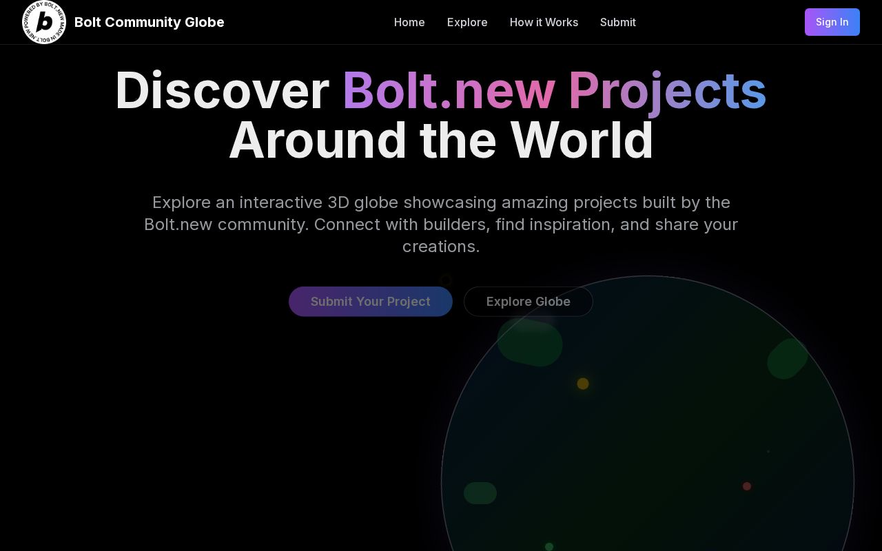 Preview of Bolt Community GLobe
