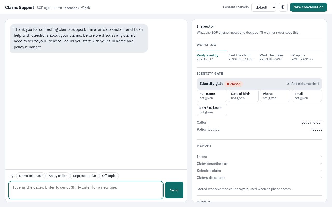 Preview of Insurance Claims SOP Agent