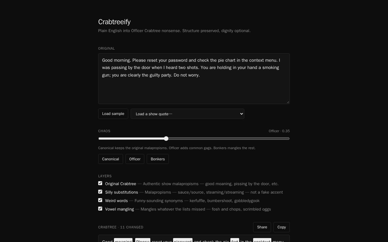 Preview of Crabtreeify