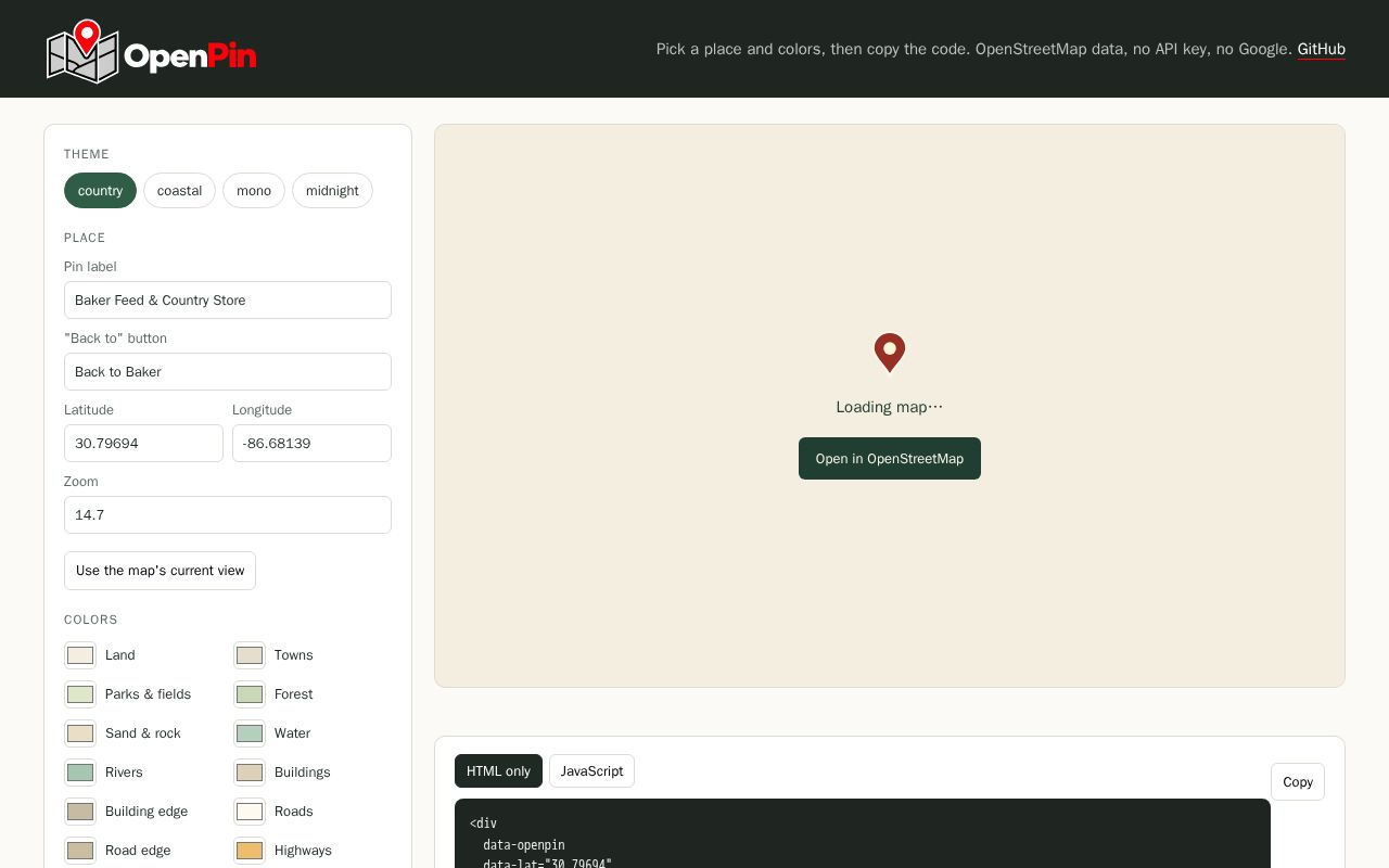 Preview of OpenPin