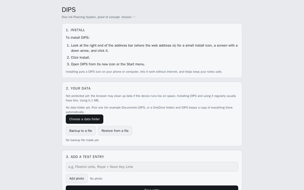 Preview of DIPS