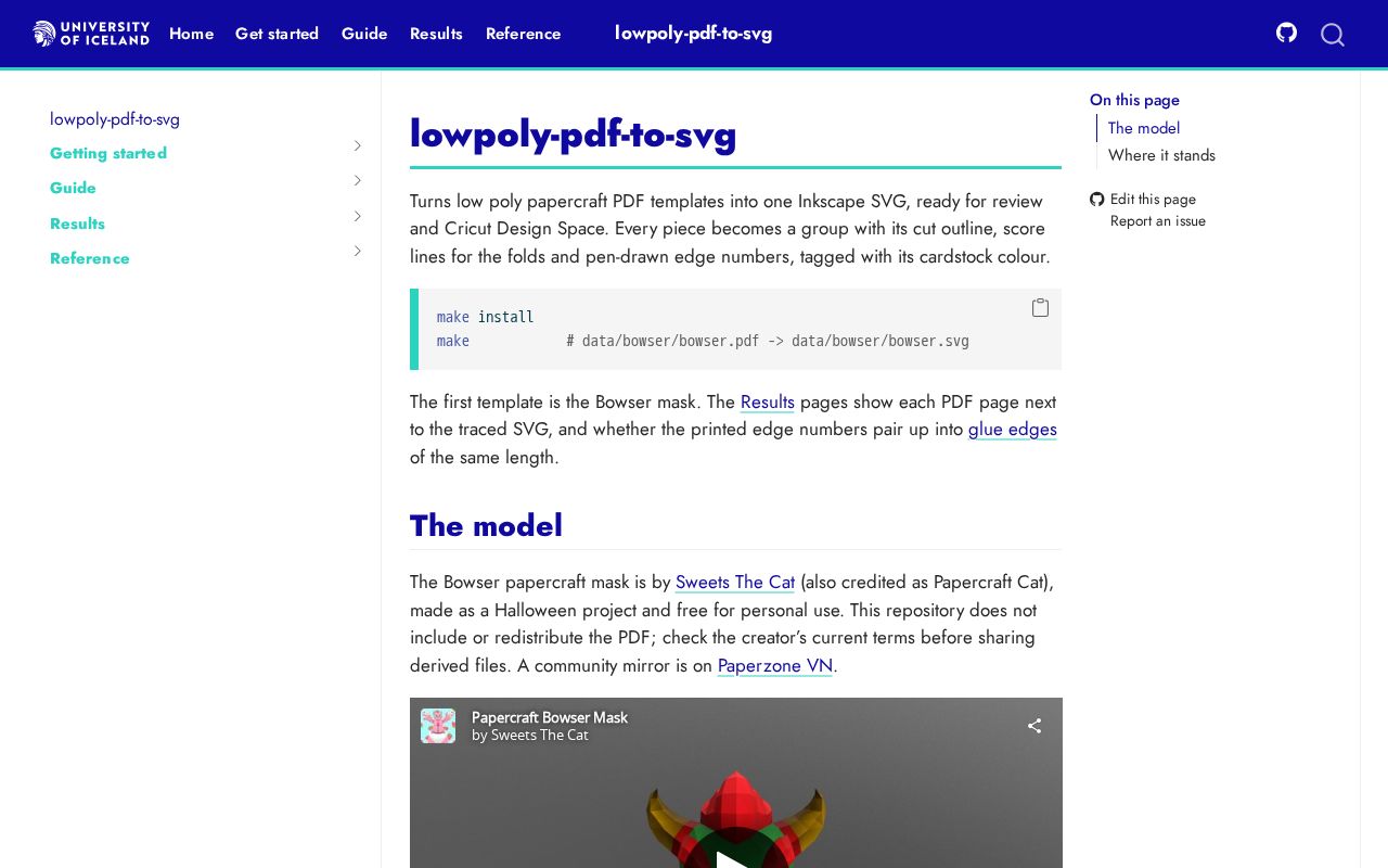 Preview of Lowpoly Pdf To Svg