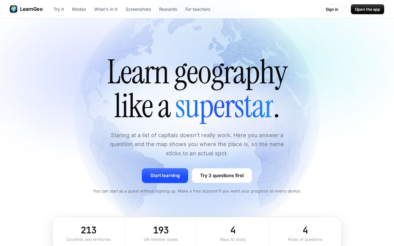 Preview of LearnGeo