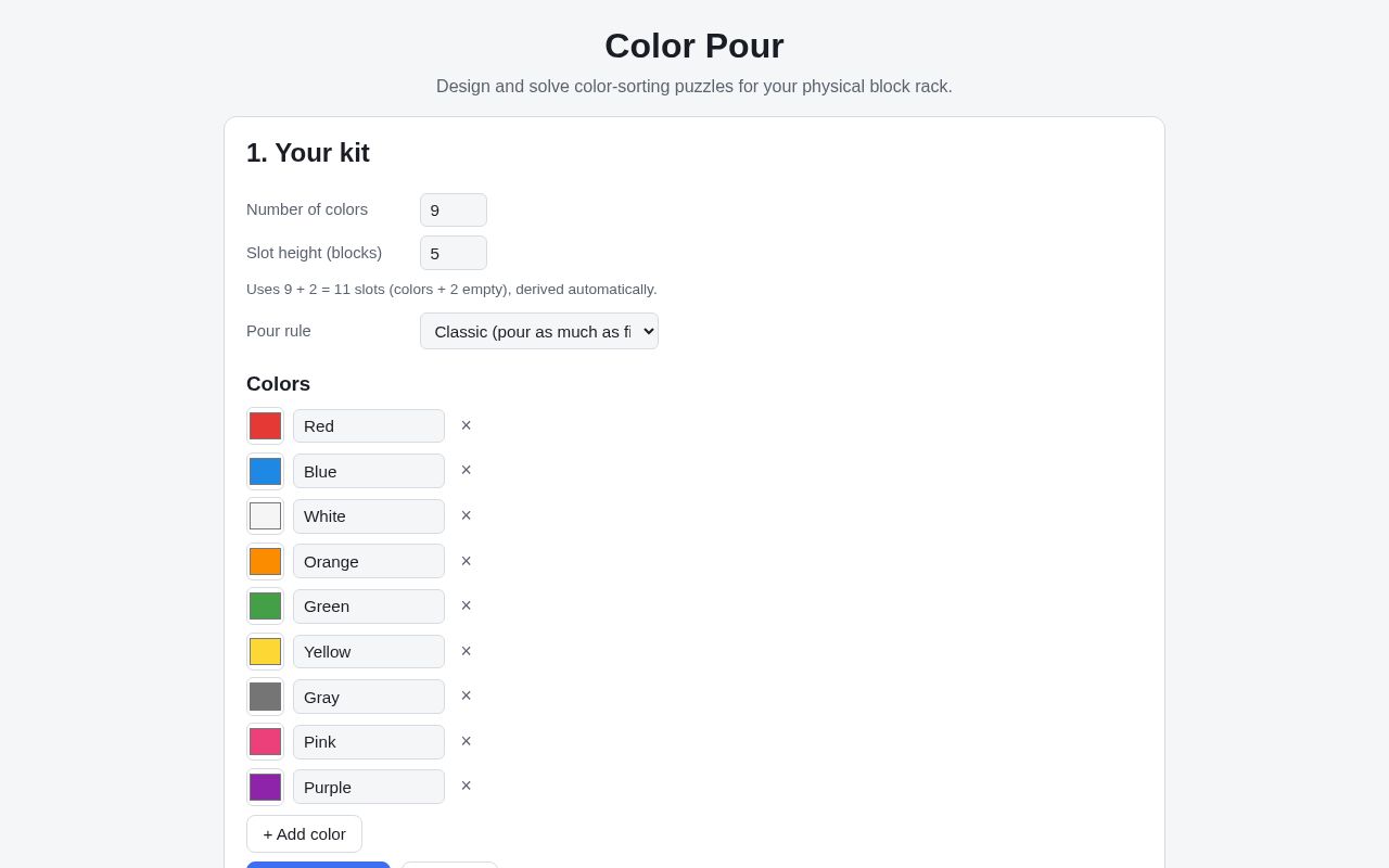 Preview of Color Pour