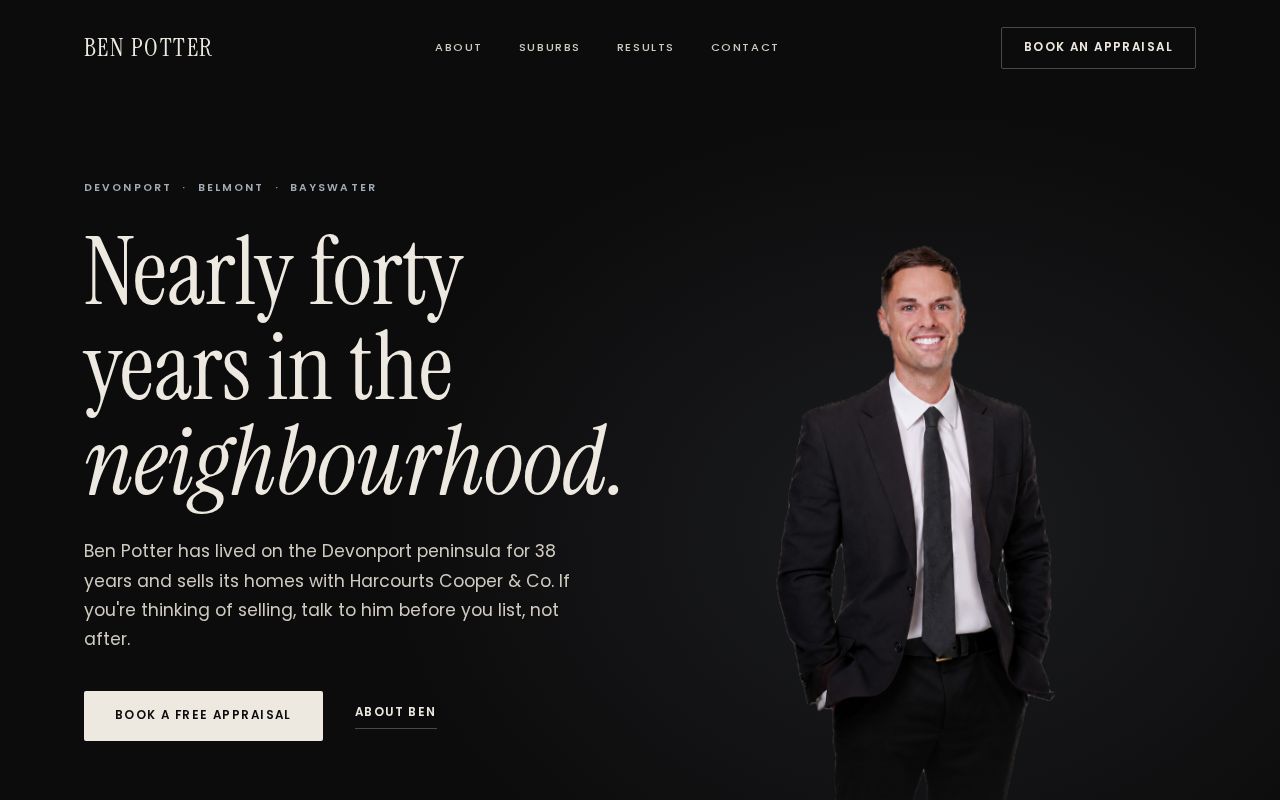 Preview of Preview site for Ben Potter
