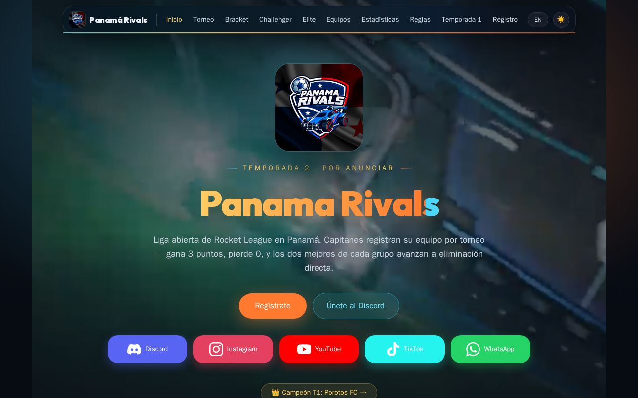 Preview of page league for rl in panama