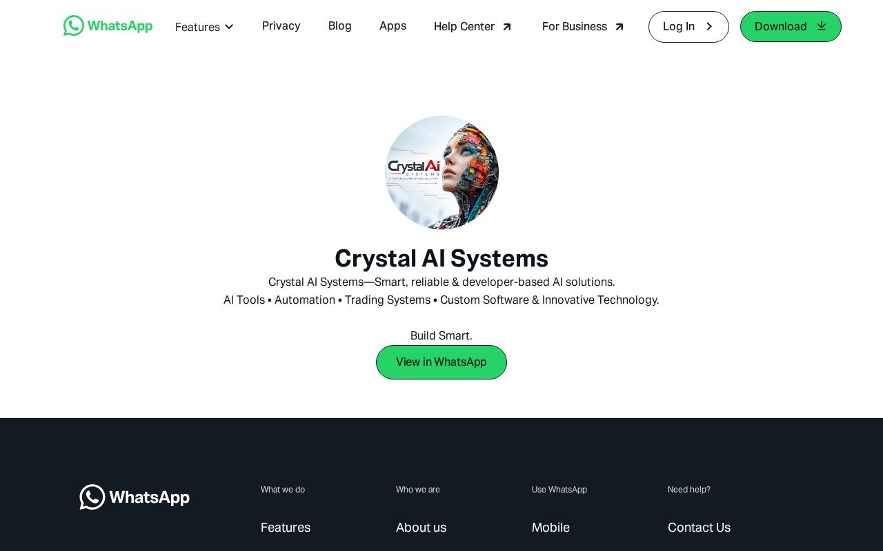 Preview of Crystal AI Systems