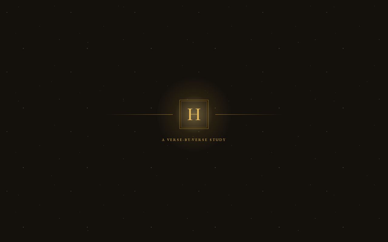 Preview of Hebrews 1