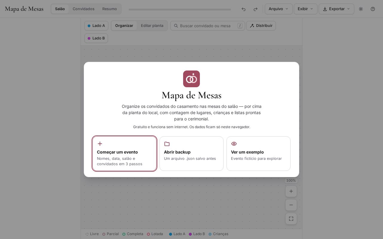 Preview of Mapa De Mesas