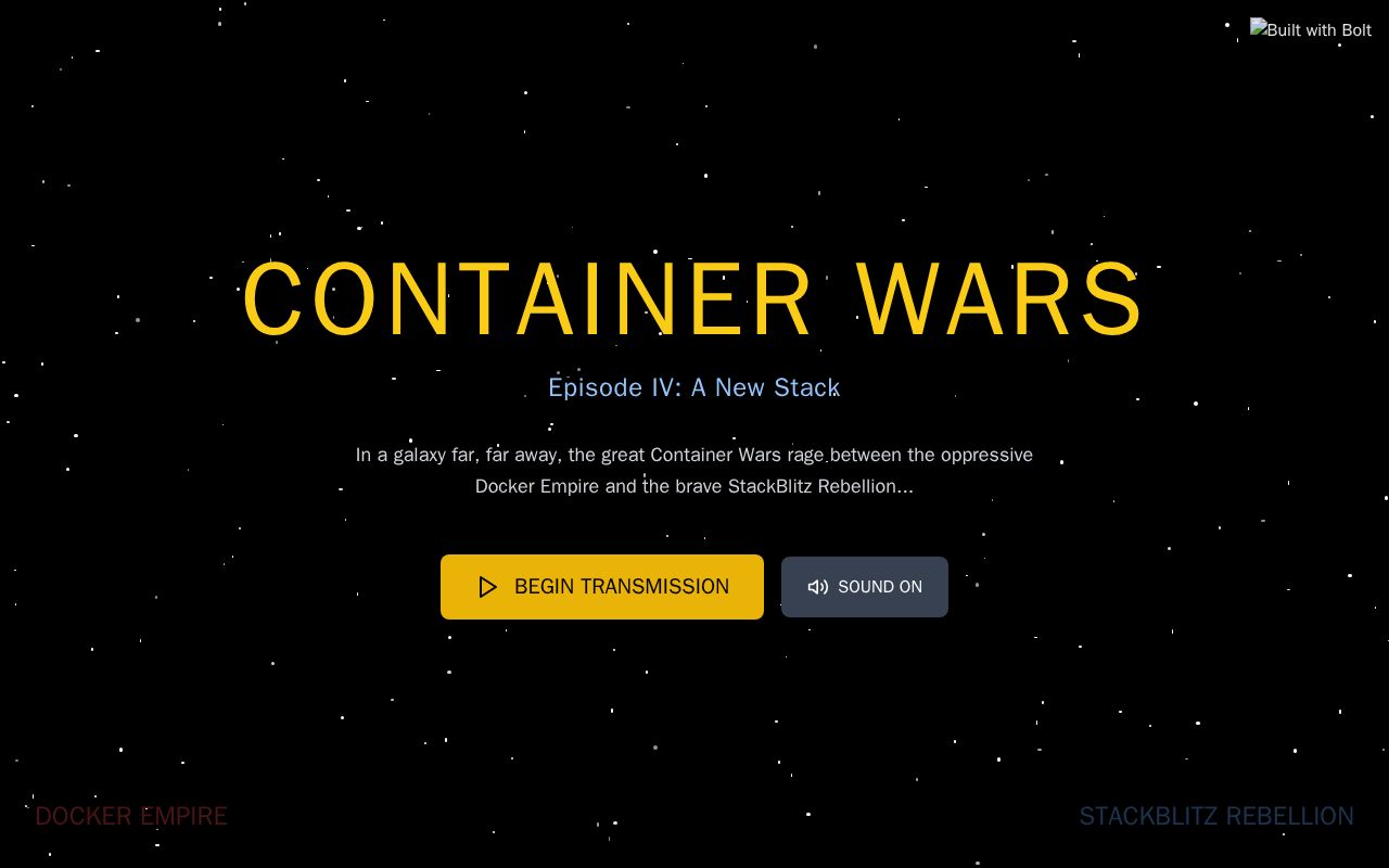Preview of Container Wars - Episode IV A New Stack