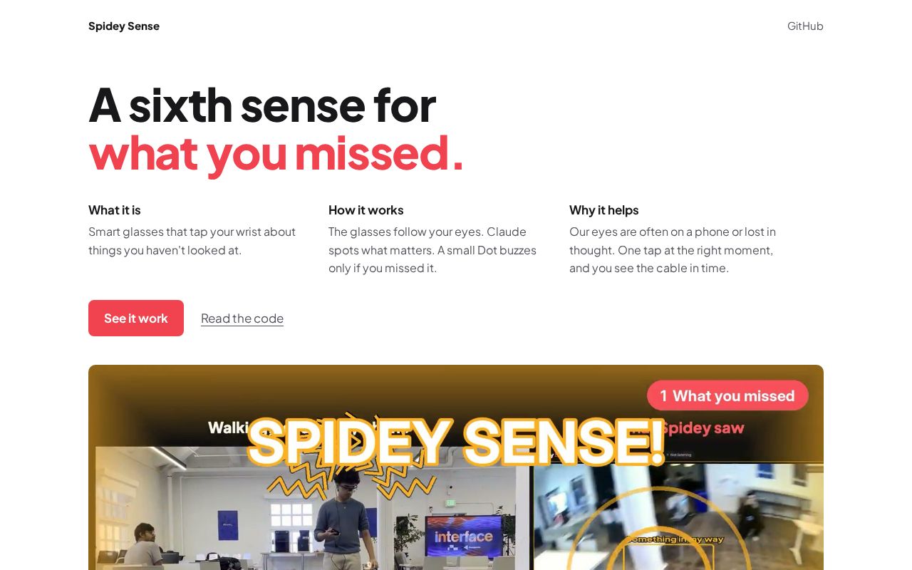 Preview of Spidey Sense