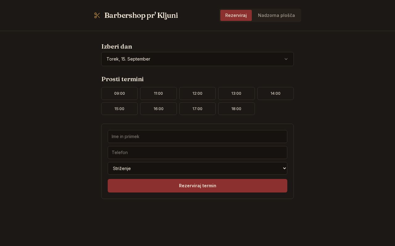 Preview of Barbershop App