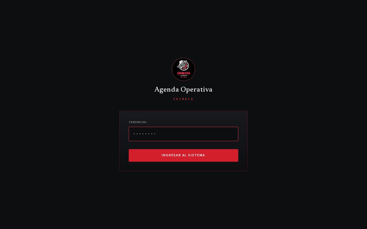 Preview of Agenda Operativa Shimaya