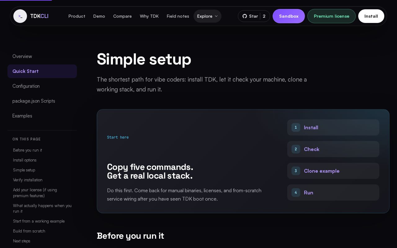 Preview of Tdk Cli Releases