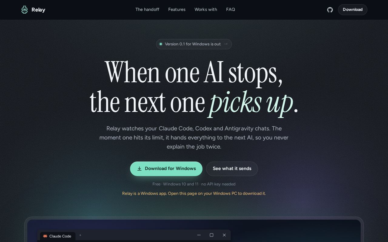 Preview of Relay