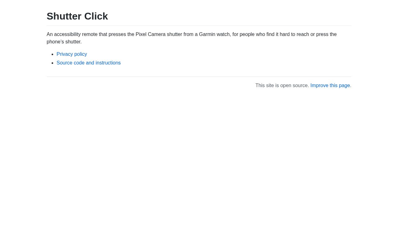 Preview of Shutter Click
