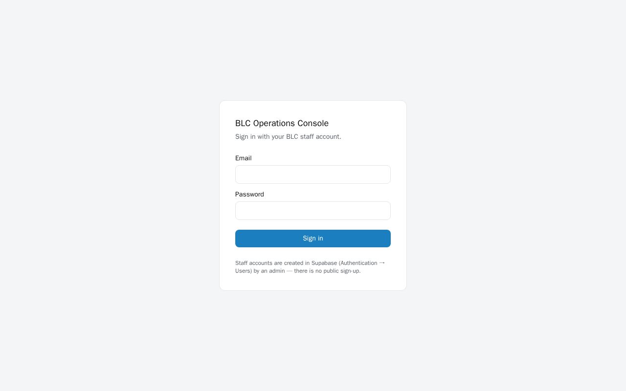 Preview of Blc Ops Console