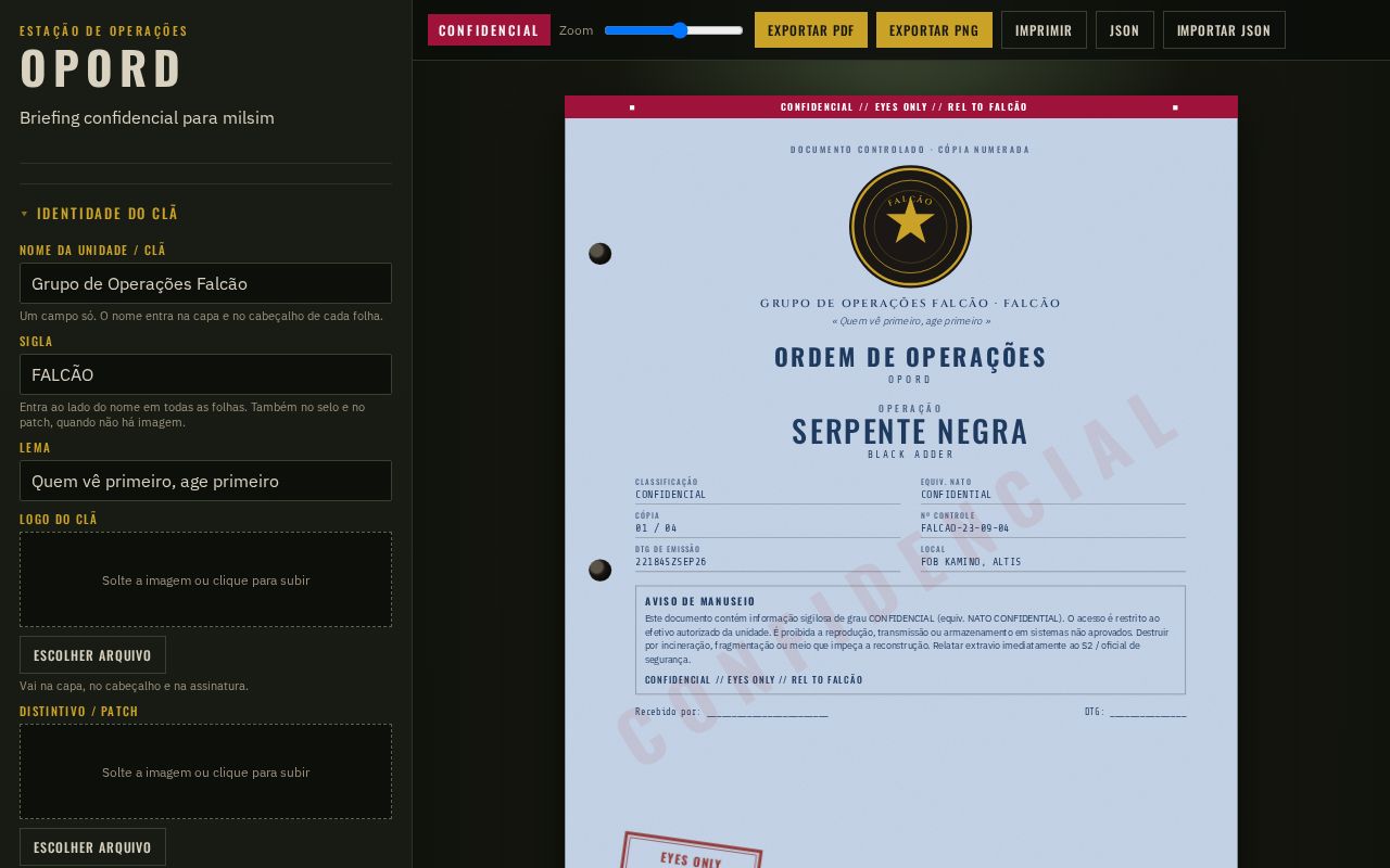 Preview of OPORD