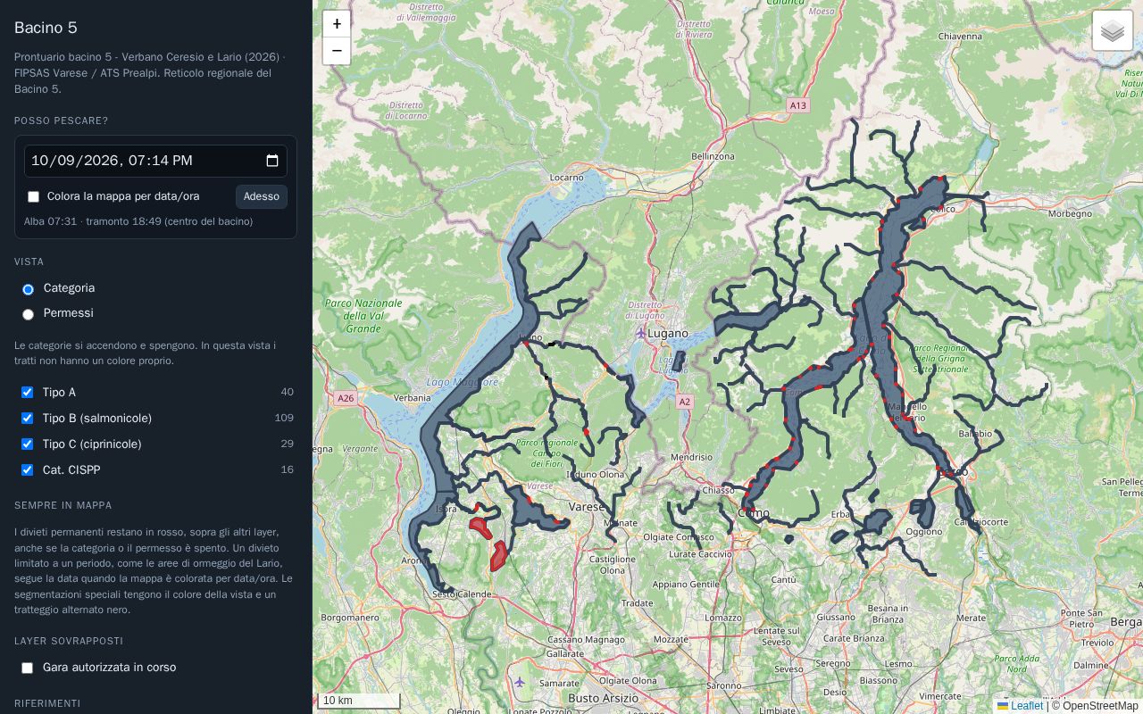 Preview of Webgis Bacino5 Pesca