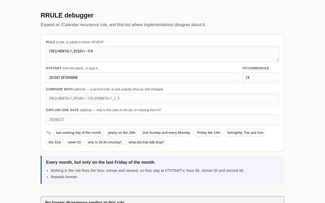 Preview of Rruleref