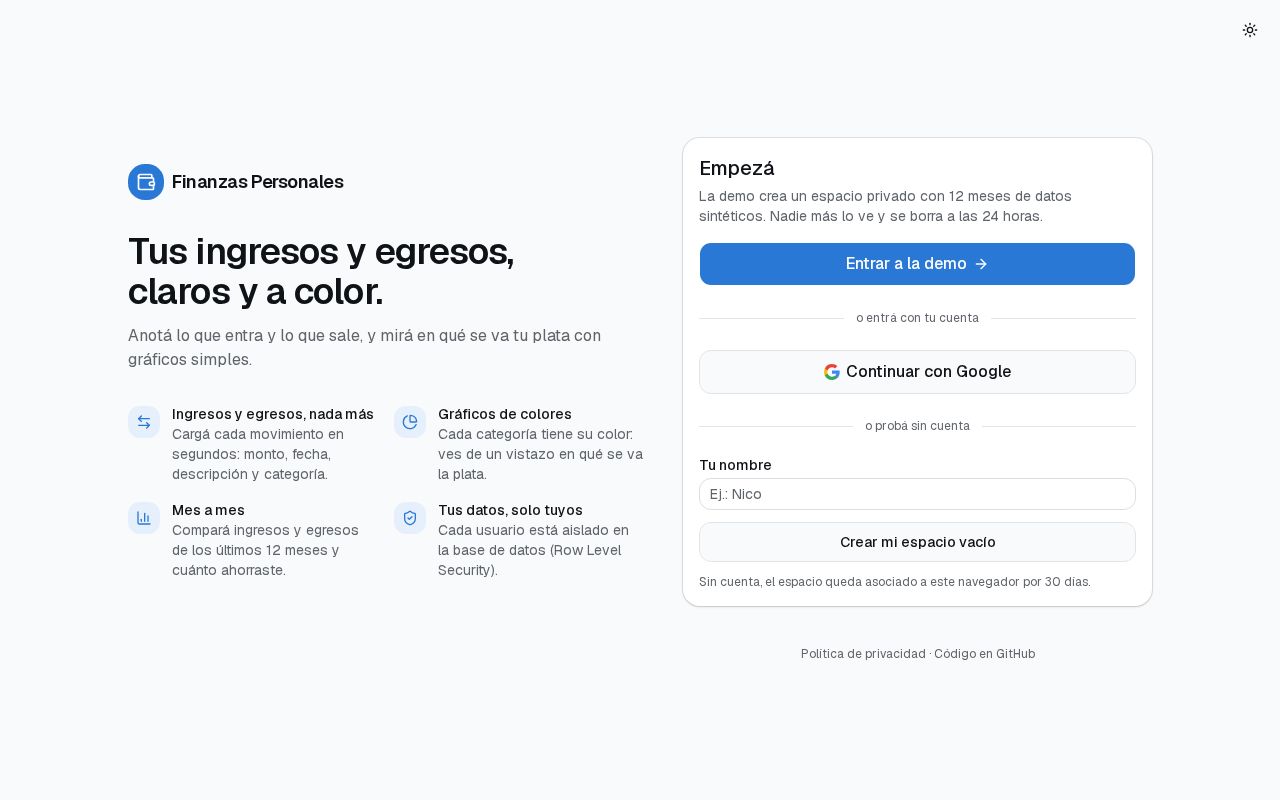 Preview of Finanzas Personales