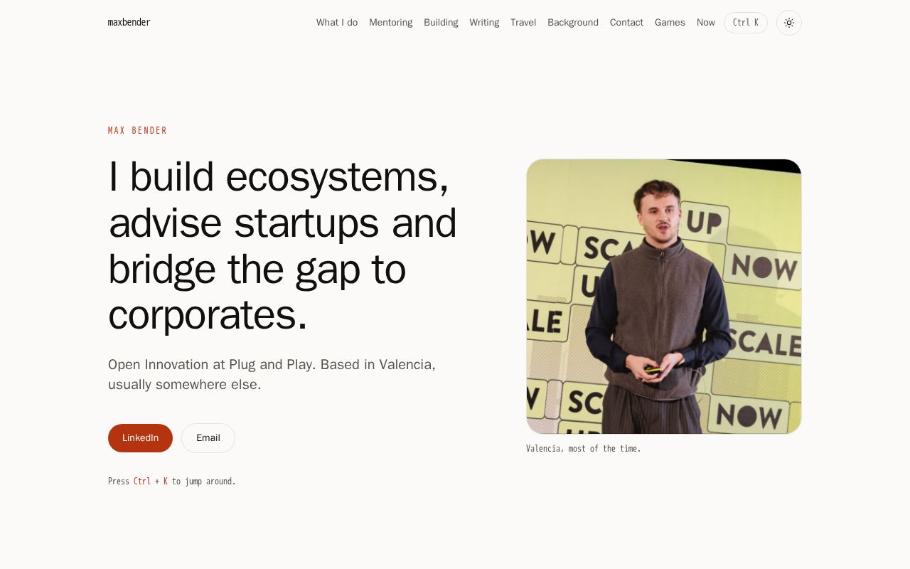 Preview of Maxbender Site