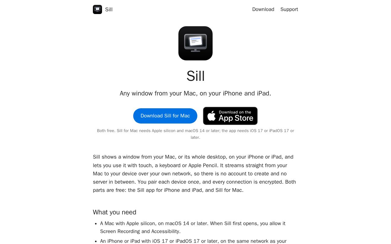 Preview of Sill