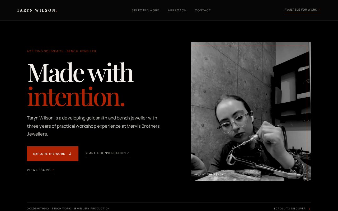 Preview of Taryn Wilson Portfolio