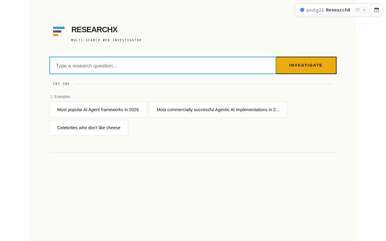 Preview of ResearchX