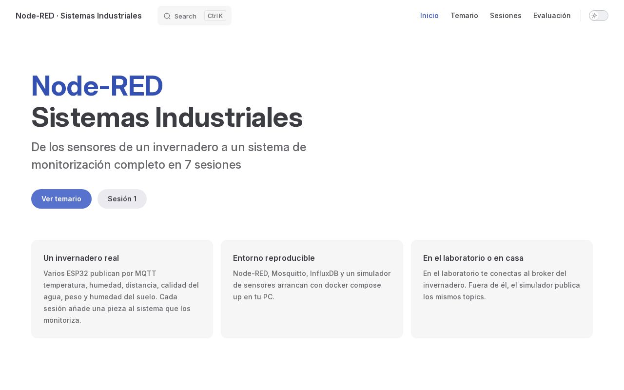 Preview of Curso Node Red