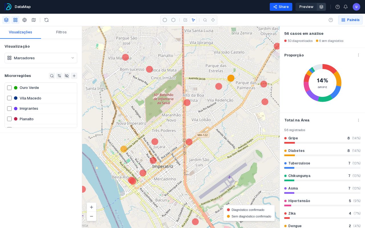 Preview of Web Datamap