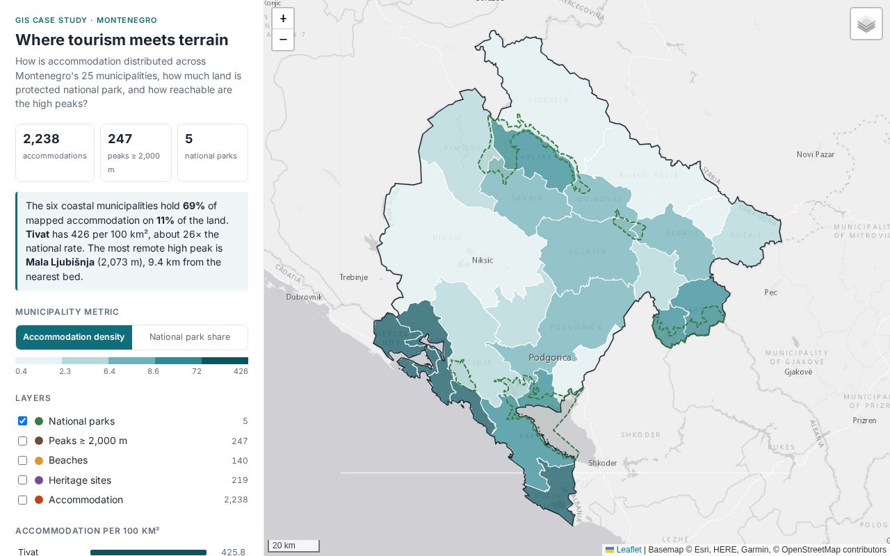 Preview of Montenegro Map
