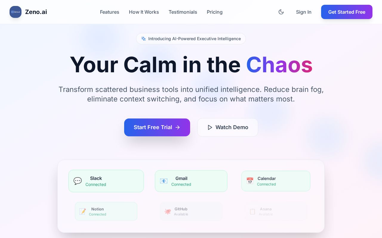 Preview of zeno.ai