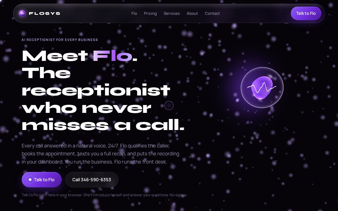 Preview of Flosys Site