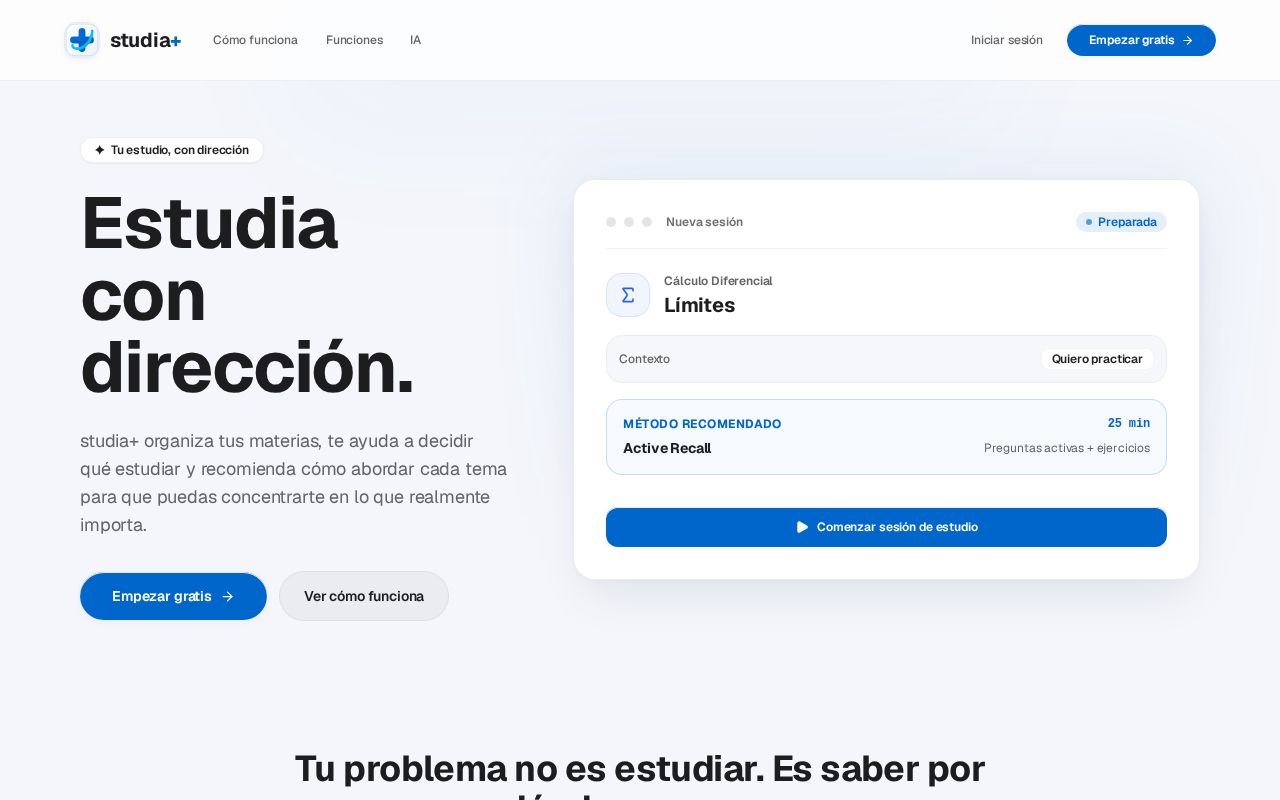 Preview of Studia App