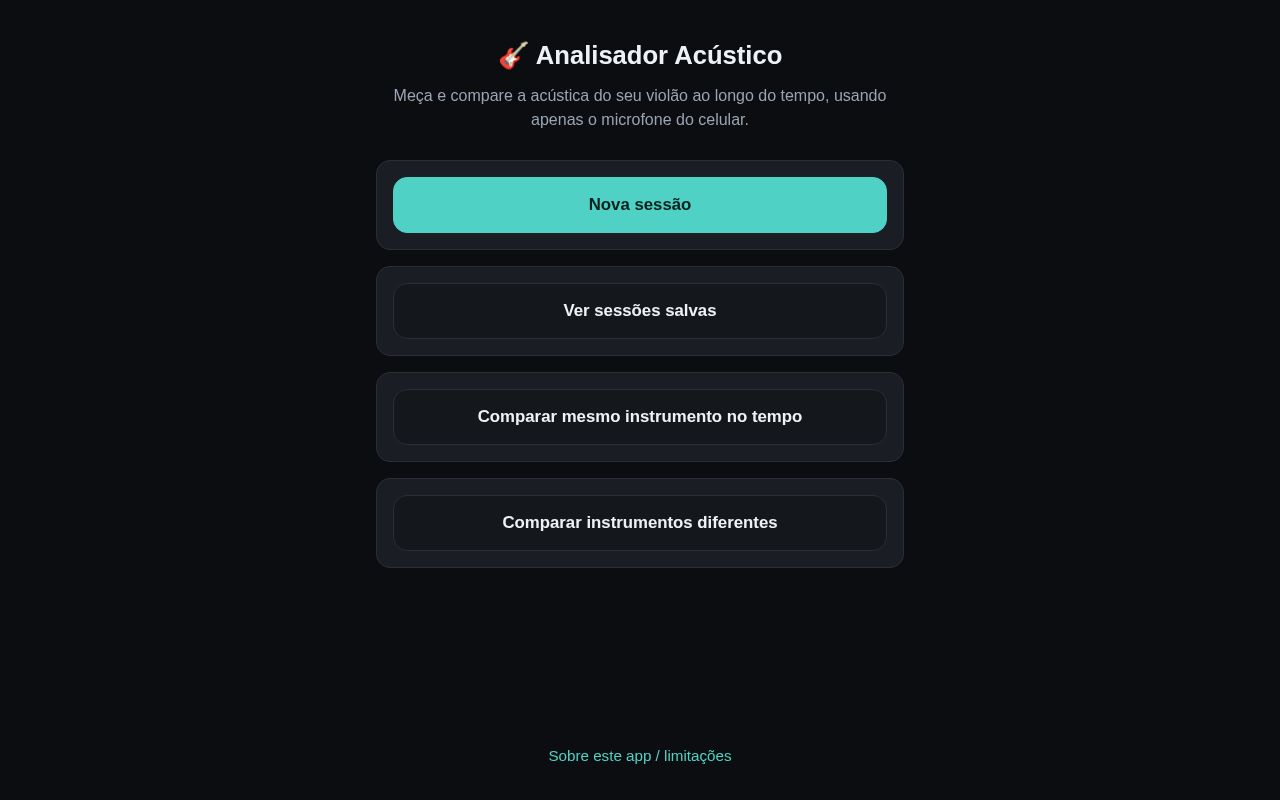 Preview of Analisador Acústico de Violão