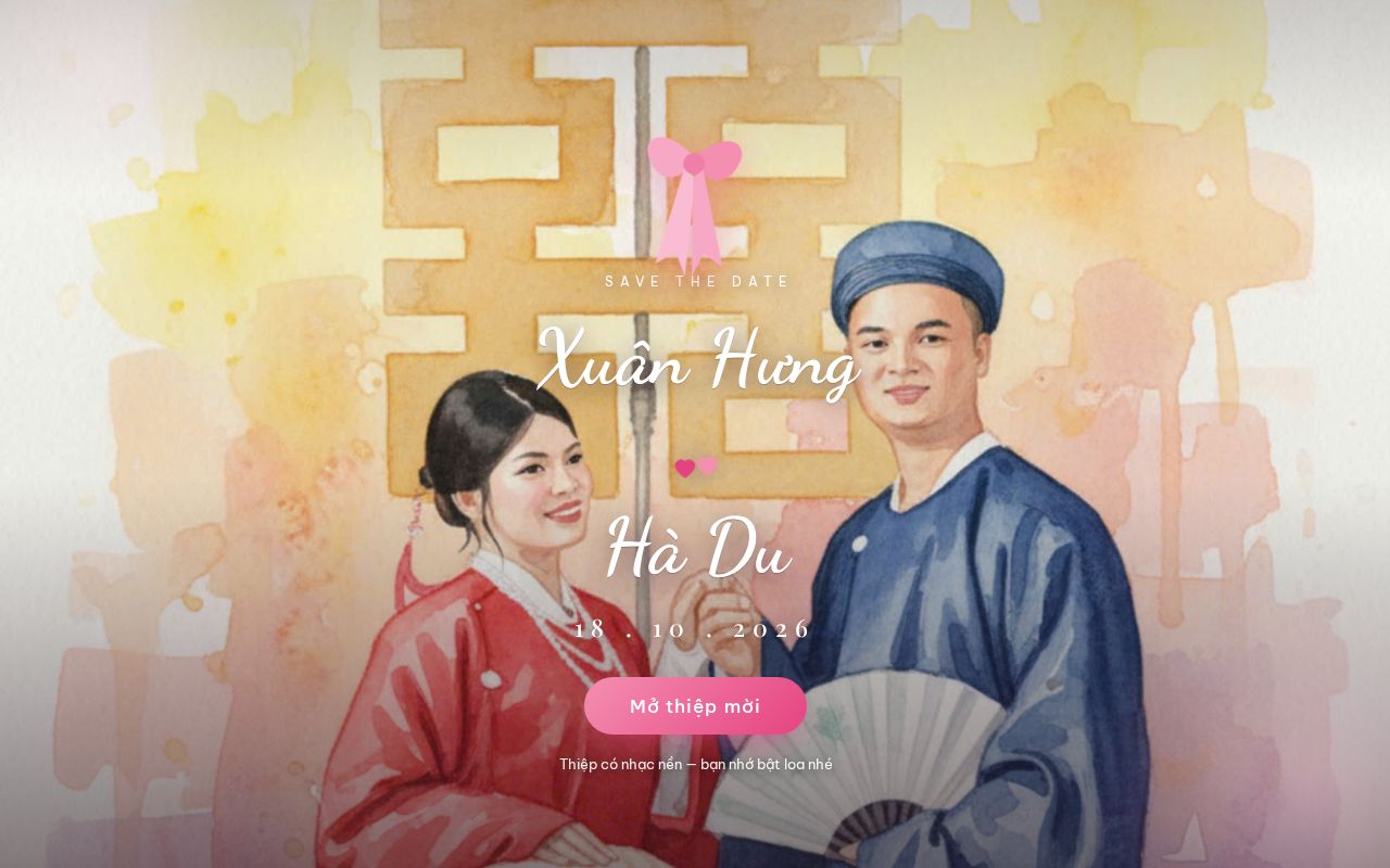 Preview of Wedding Inviation