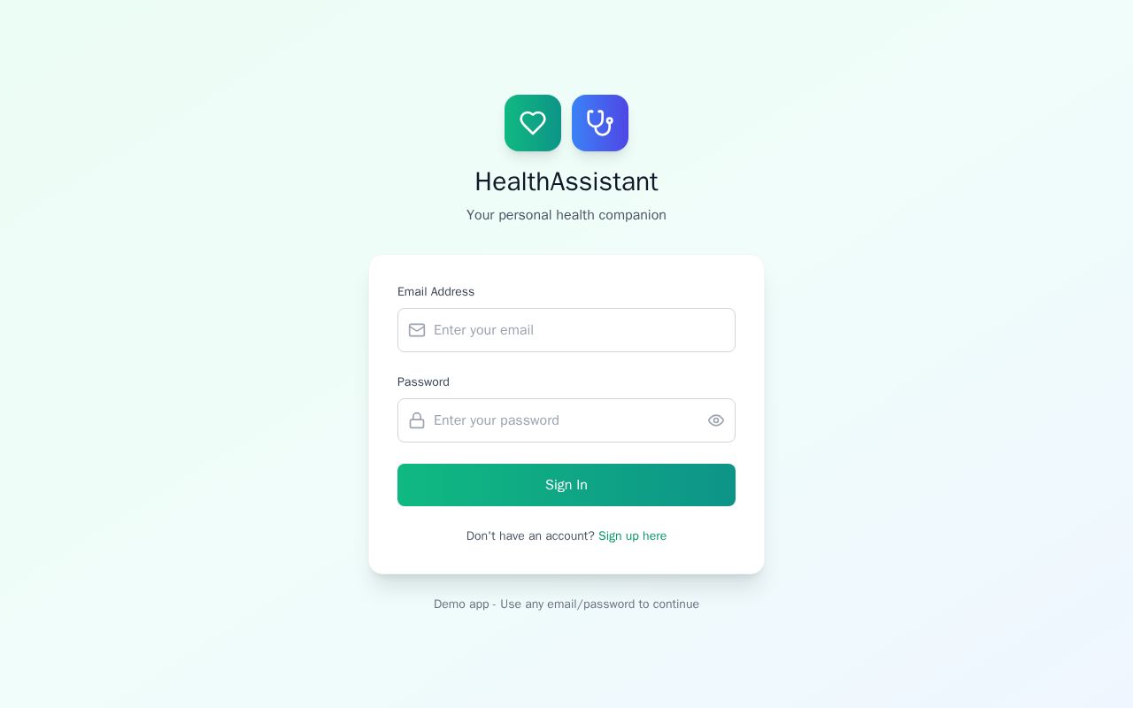 Preview of HealthAssistant